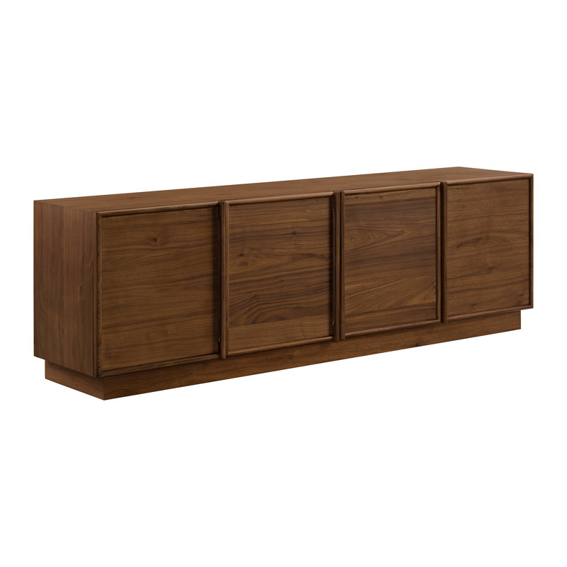 Console multimédia 70 "en noyer naturel Collins