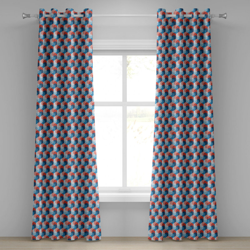 Sateen Blackout Curtain Pair, 50" W x 96" L