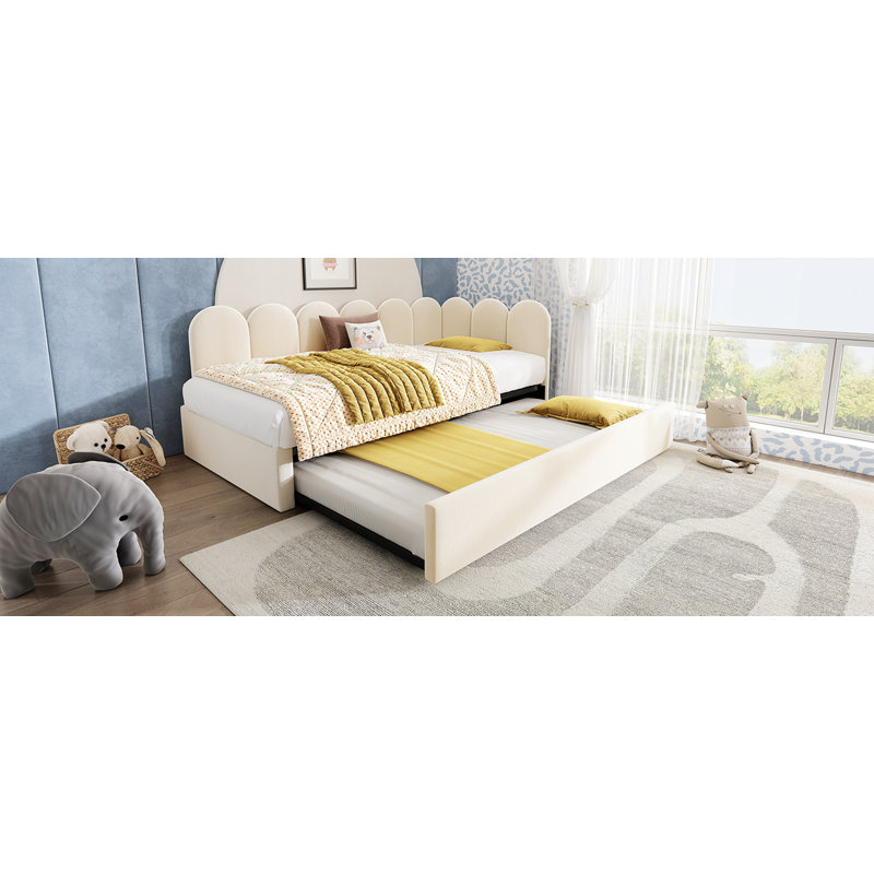 Upholstered Daybed With Pull - Out Bed