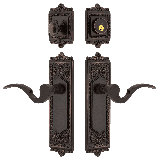 Nostalgic Warehouse Egg & Dart Entry Set with Manor Lever