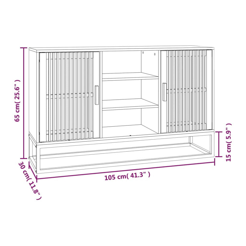 Loudin 105cm Sideboard, Brown