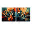 «Musical Performance At Club I», ensemble de 2 verres muraux en acrylique-1867497427
