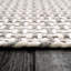 Tapis gris / brun / ivoire à motif géométrique tissé à plat à la main Jardanas-1234135913