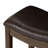 Maven Lane Adrien Backless Saddle Stool with Faux Leather Upholstery-1195706294-1195706288