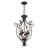 Aquala 4 - Light Steel Dimmable Lantern Geometric Chandelier-20317206