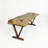Live Edge Solid Wood Dining Table, Handcrafted Chestnut, 72"-719916048-720803651