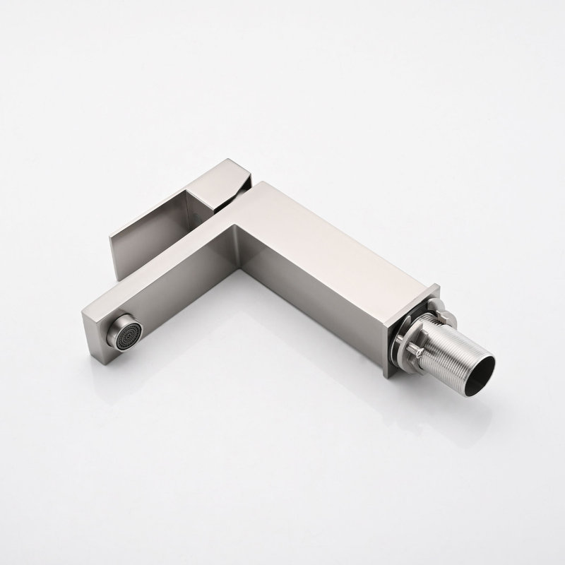Brushed Nickel Single Handle Stainless Steel Bathroom Faucet