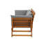 Canale Solid Wood Eucalyptus Outdoor Bench