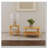 Isbell Maple Brown Round Solid Wood Side End Table