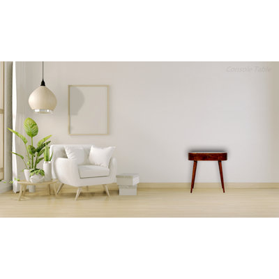 Console en bois massif 31,52 po Canessa