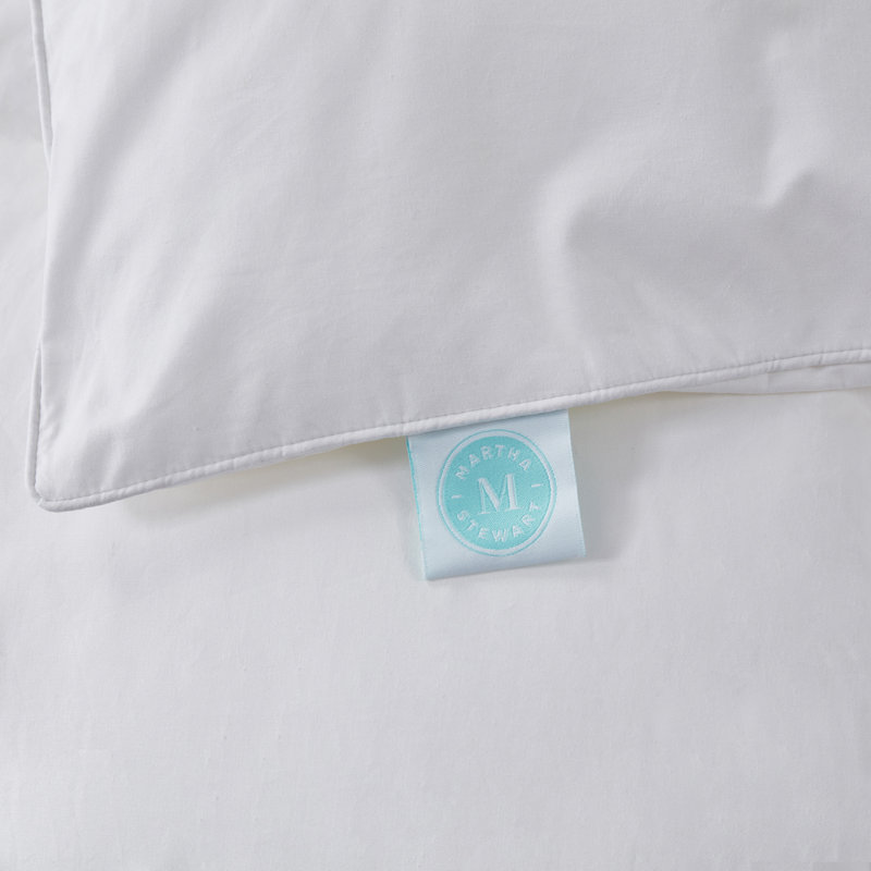 White Full/Queen Cotton Blend Down Alternative Comforter