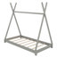 Lit plateforme simple avec structure triangulaire-13391246