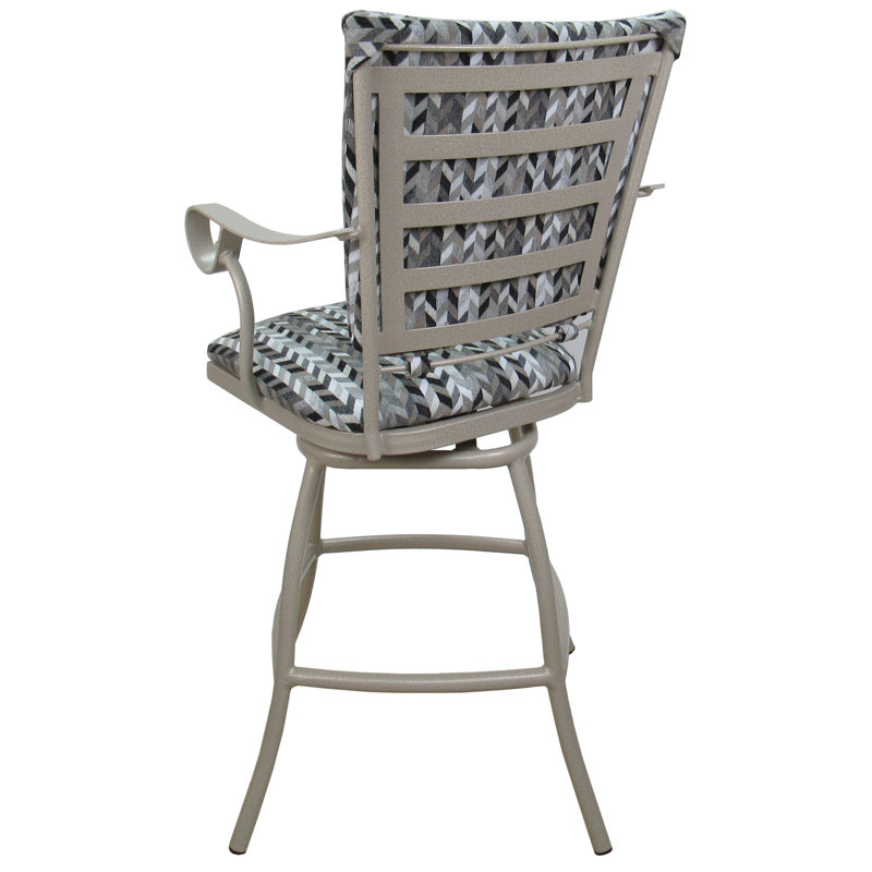 Tabouret de bar avec coussin Demush, 26"