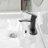 Single-Hole Single-handle Bathroom Faucet with Drain Assembly-87196524