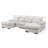 Nyerere 123.24" Upholstered Sectional-109404502