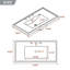 Meuble-lavabo simple 36 po avec plateau Leiding-21186378