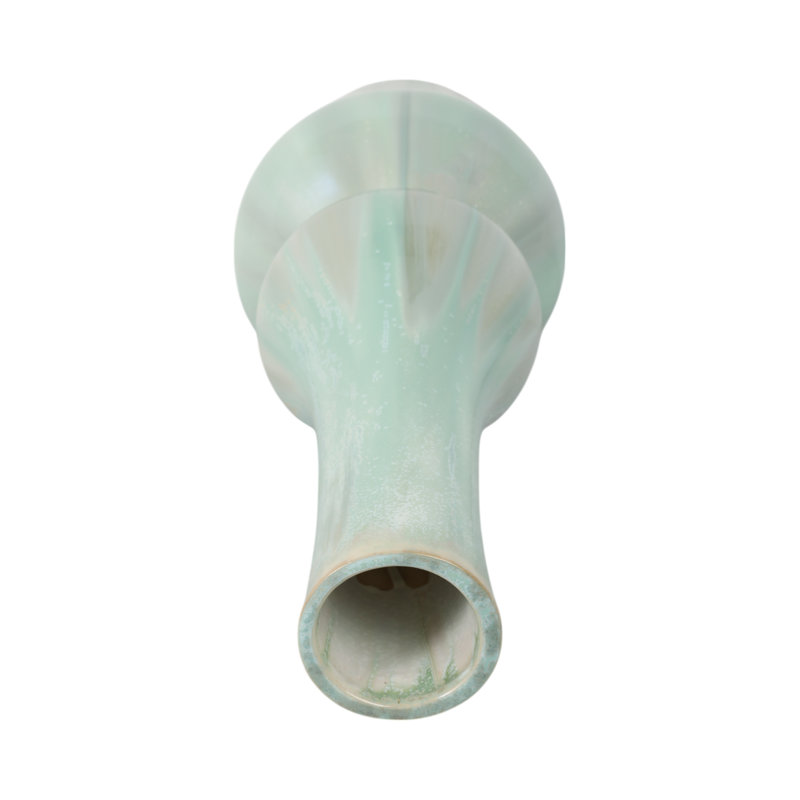 Handmade Stoneware Table Vase, Overall Height-  24"