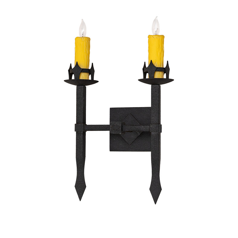 15" Wide Castilla 2 Light Wall Sconce