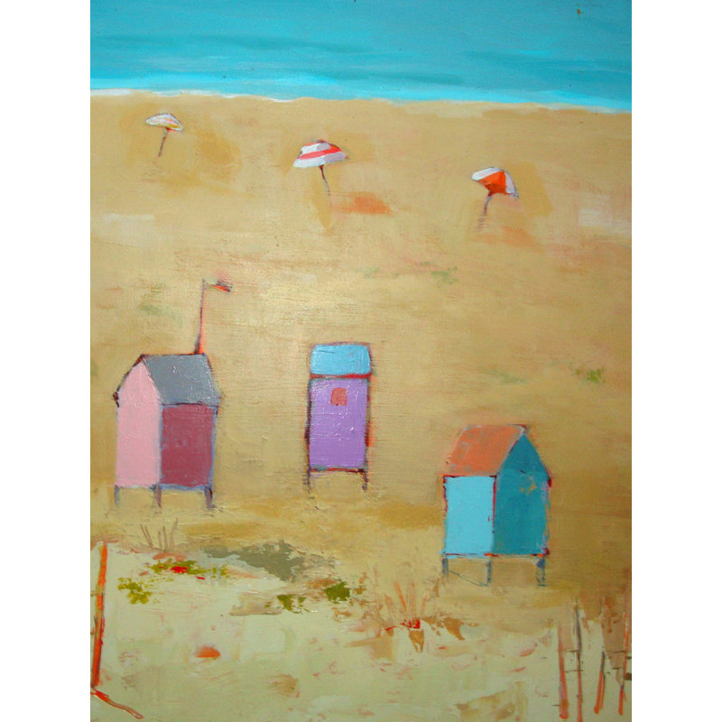 Cabanas par Phyllis Adams - peinture encadrée