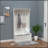 3-In-1 Entryway Hall Tree with Storage Bench, Coat Rack with Four Hooks and Shoe Storage