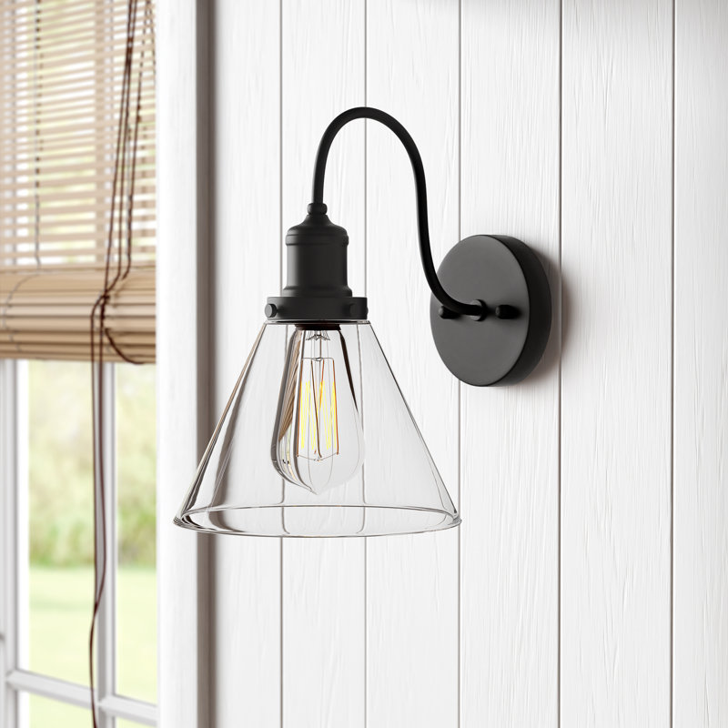 Rimma Iron Armed Sconce, Black