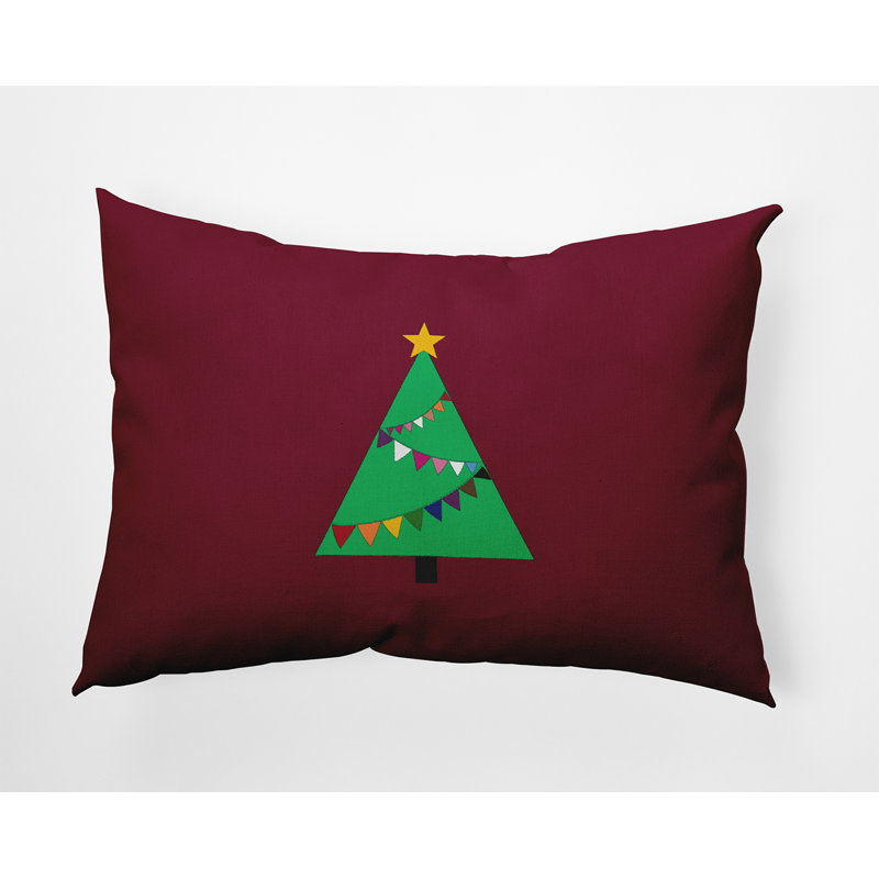 Coussin intérieur / extérieur Pride Garland Tree_O5PHGN705RE6, 14 po x 20 po, Rectangulaire