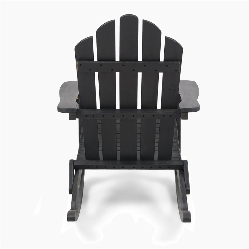Une chaise berçante Adirondack Hollywood exquise pour créer une oasis extérieure relaxante et invitante, parfaite pour se détendre avec style