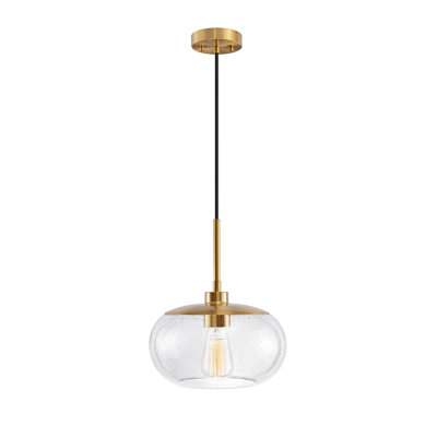1 - Light Kitchen Island Pendant Lights with Clear Glass