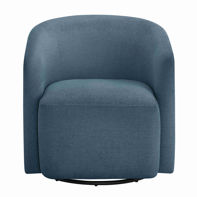 Fauteuil demi-tonneau pivotant 360, Bleu
