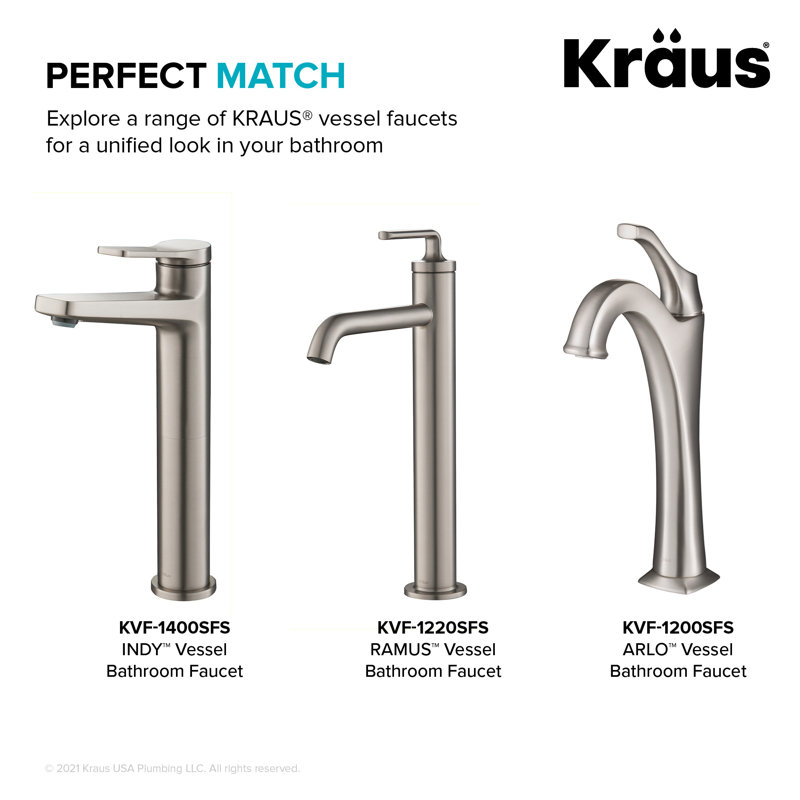 Spot-Free Stainless Steel Pop-Up Bathroom Sink Drain Assembly