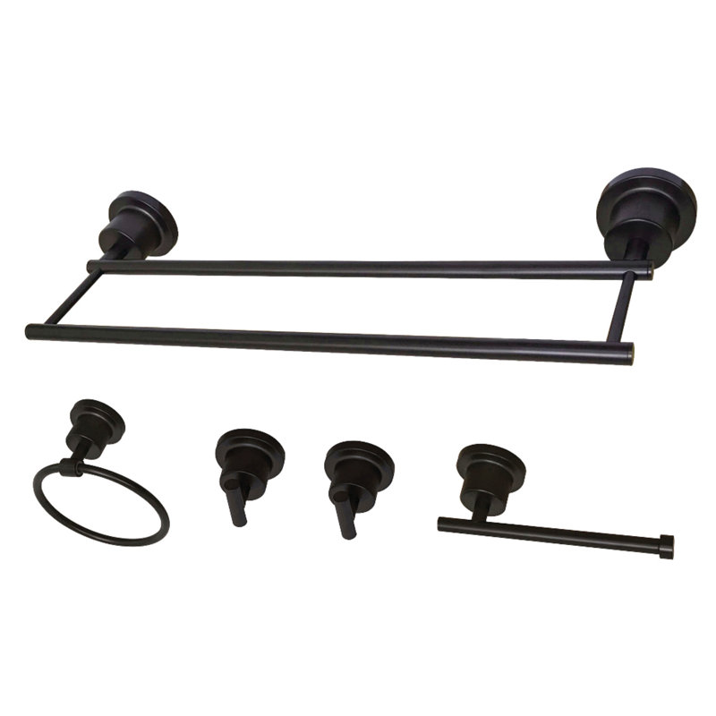 Kingston Brass Concord 5-Piece Bathroom Hardware Set, Oil Rubbed Bronze