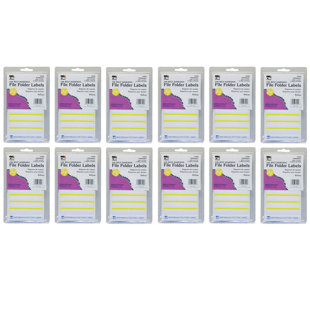 Paper File Tab Labels (Set of 12)