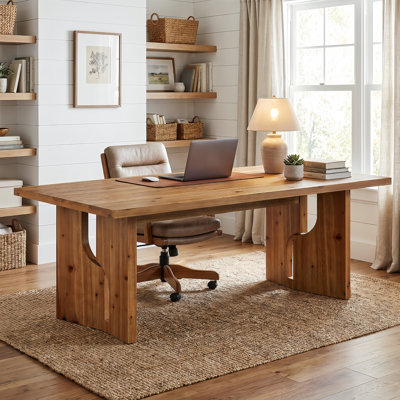 Solid Wood Executive Desk
