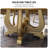 Light luxury artificial marble round dining table-102782712