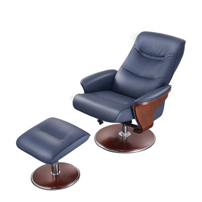 Milano Faux Leather Swivel Recliner