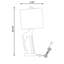 Lampe de table girafe en or 16,54 po-324990900