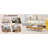 40.3" sturdy 2-layer coffee table-90382918