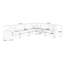 Canapé modulaire rembourré 6 pièces Jossa-739357897
