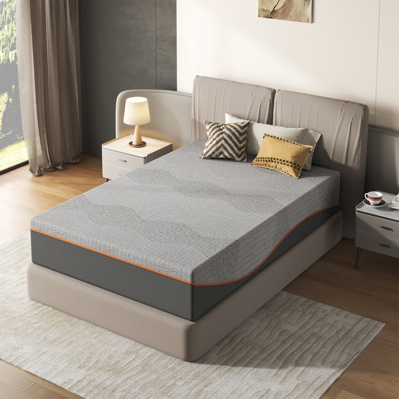 10/12/14 Inch Memory Foam Mattress, Fiberglass Free, Medium Feel, Breathable Cooling Layers, Certified Safe (Twin/Full/Queen/King Sizes)
