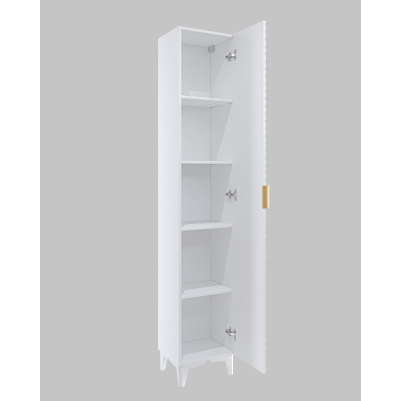 Adorno Laminate Wall Linen Cabinet, White