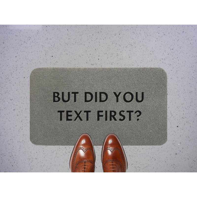 Angelou Non-Slip No Pattern Doormat