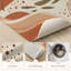 Tapis de cuisine lavables antidérapants Abstract Swirls