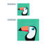 «Toucan» par Lisa Kaw, reproduction sur toile flottante-669101191