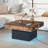 Farmhouse Coffee Table With 2 USB Ports And Outlets-1391321601