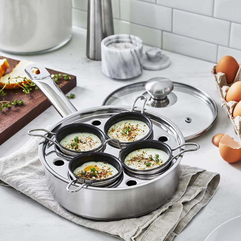 Demeyere 4 Cup Nonstick Egg Poacher
