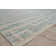 Aldridge Geometric Hand-Knotted Light Blue Area Rug