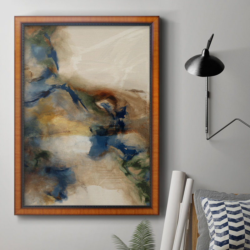 Merge I, toile encadrée de qualité supérieure - prête à être accrochée, H 27 po x l 18 po x P 2,5 po