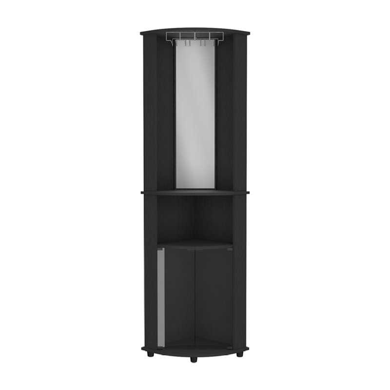 17.83'' Bar Cabinet, Black