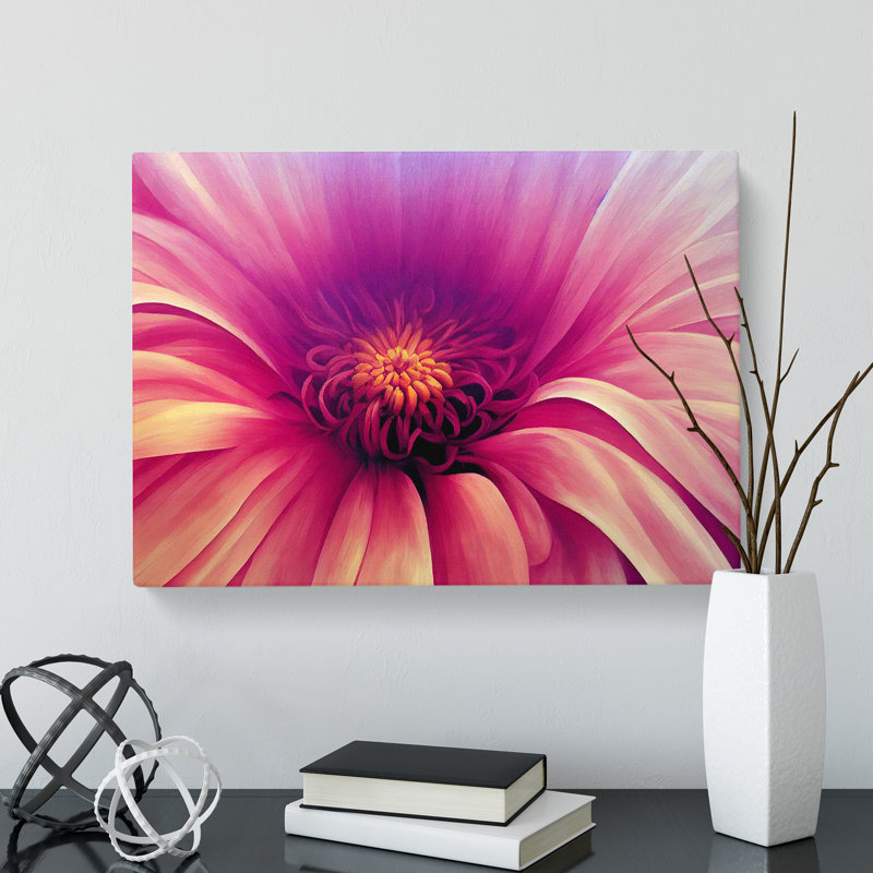 Stunning Chrysanthemum Flower - Wrapped Canvas