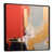 Black Floater Framed